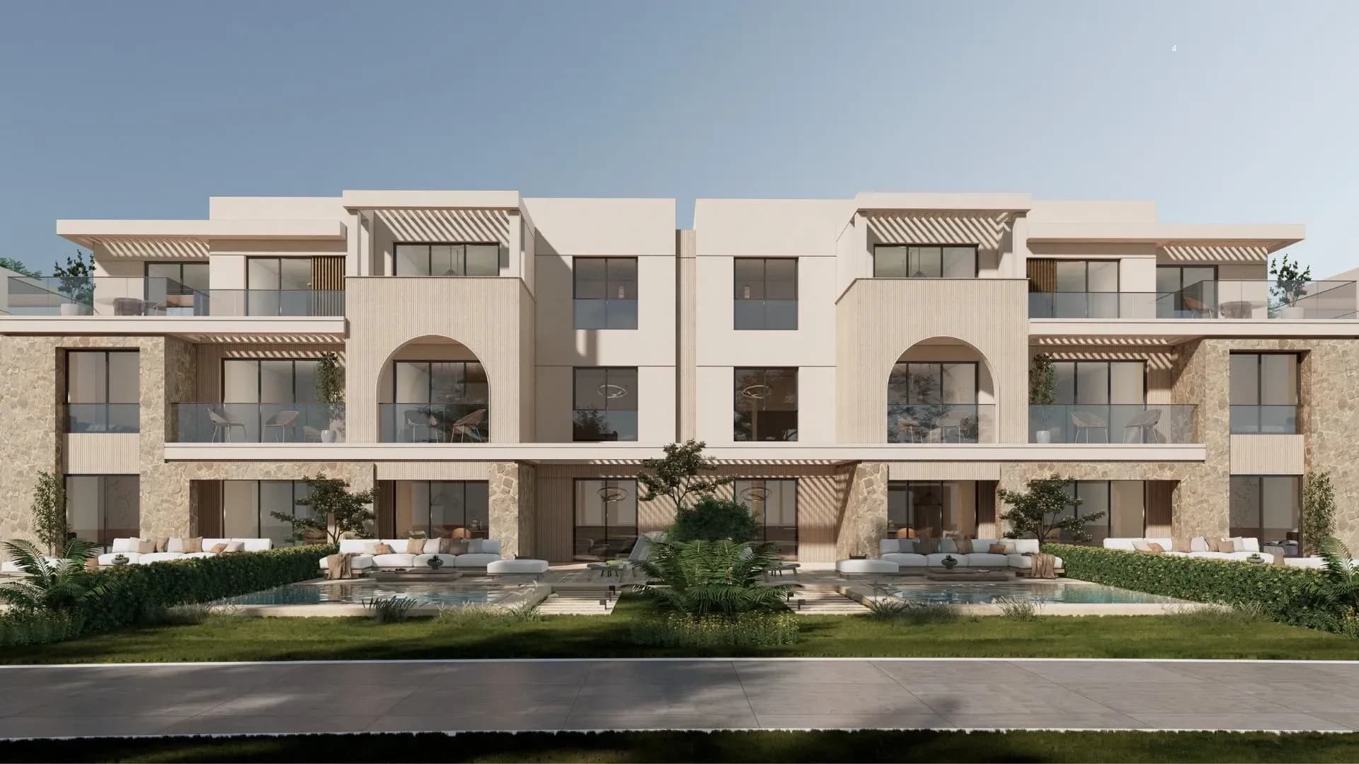 Twinhouse in Summer