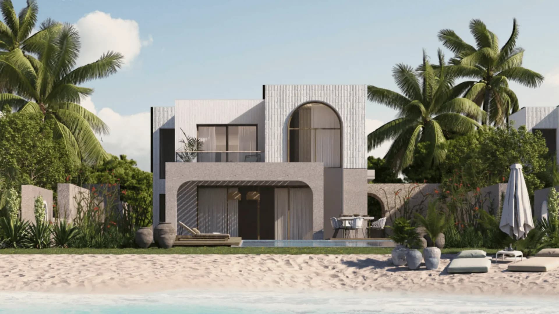 Private Beach Standalone Villa in The Med Ras Elhekma